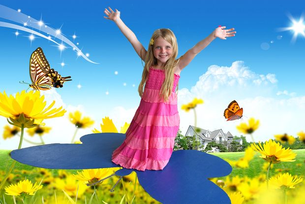 marie ride butterfly blue